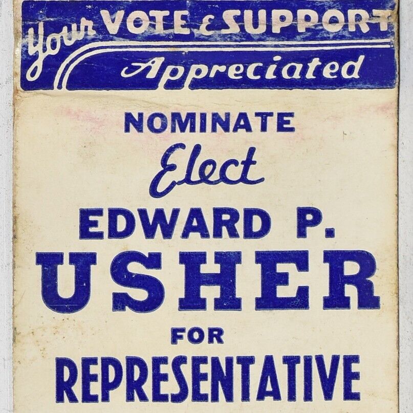 1950s Edward P Usher Congress State Representative Grafton Worcester County MA