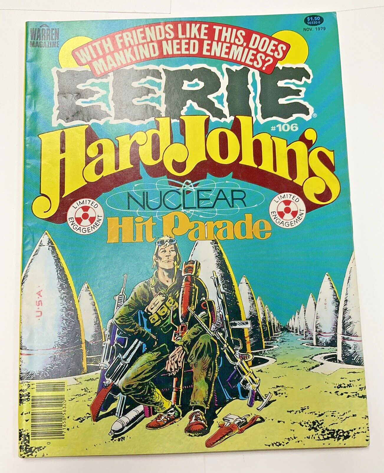 1979 Warren Eerie #105 Hard John’s Nuclear Hit Parade