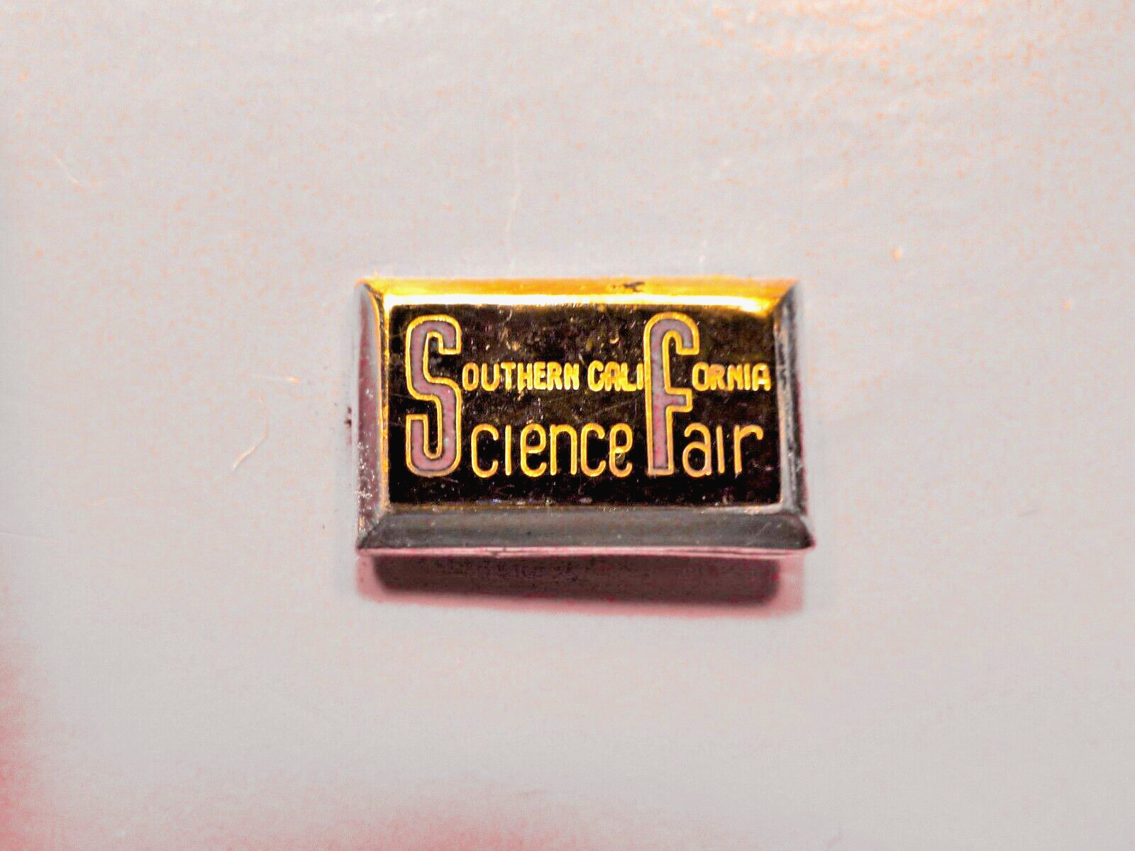 Vintage Southern California Science Fair  Pin 1950s 1960s