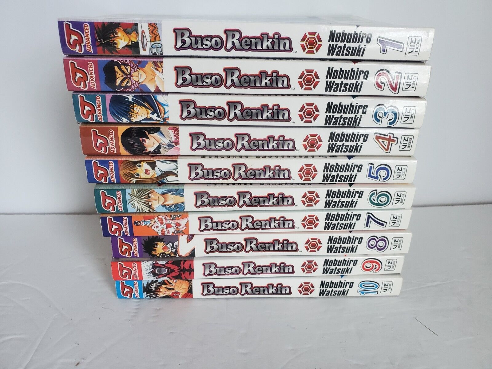 LOT Buso Renkin Complete Manga Volumes # 1-10 Nobuhiro Watsuki Viz Media English