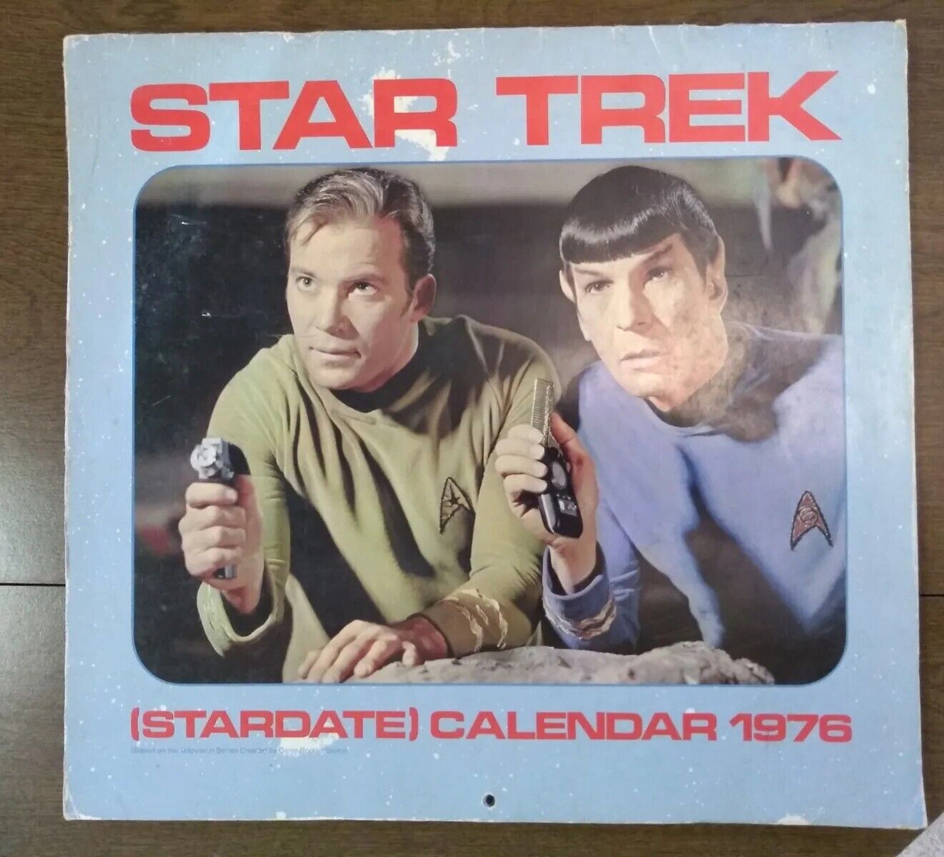Vintage Star Trek 1976 Stardate Calendar