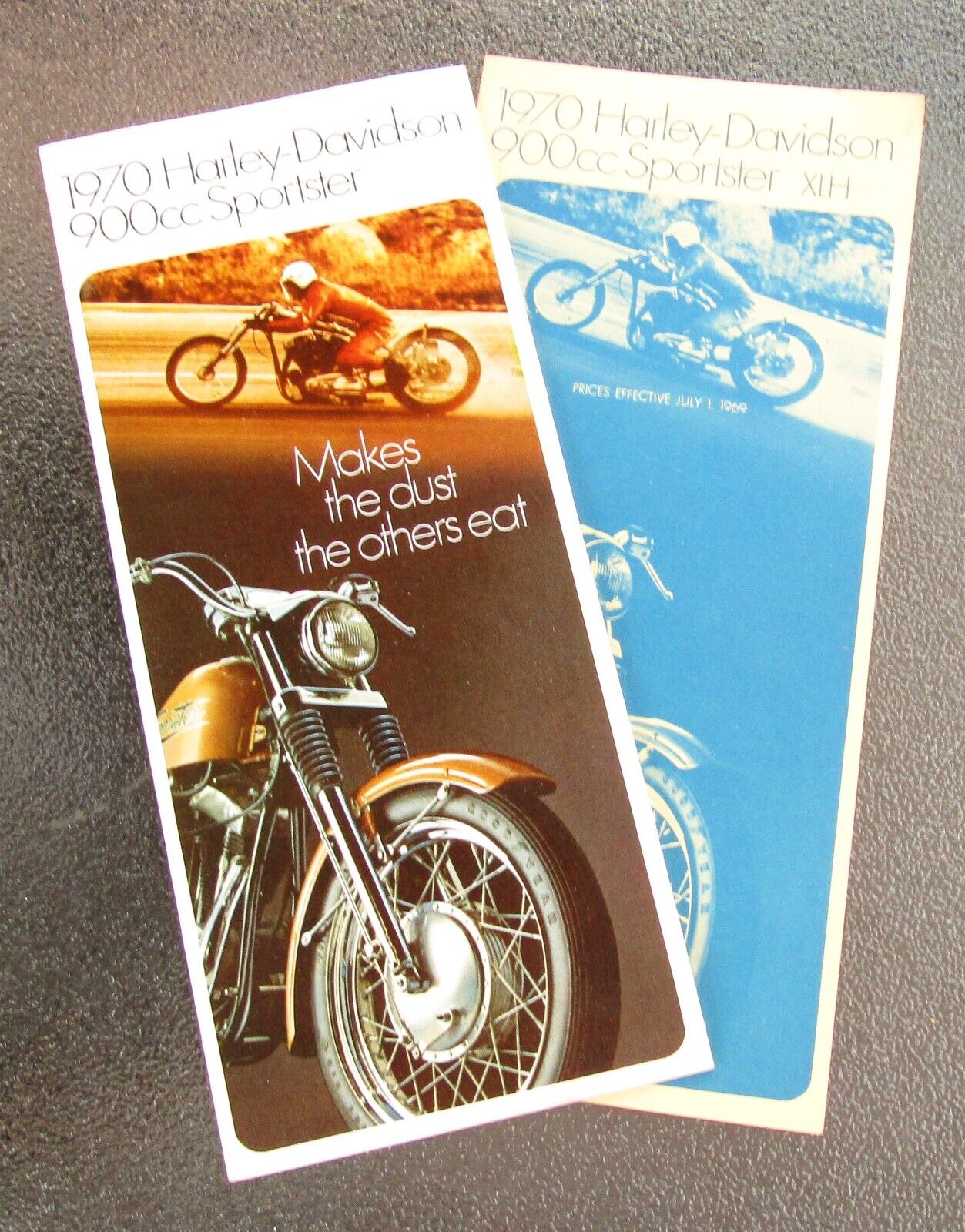 1970 Harley-Davidson 900cc Sportster Motorcycle Brochure And Separate Price List