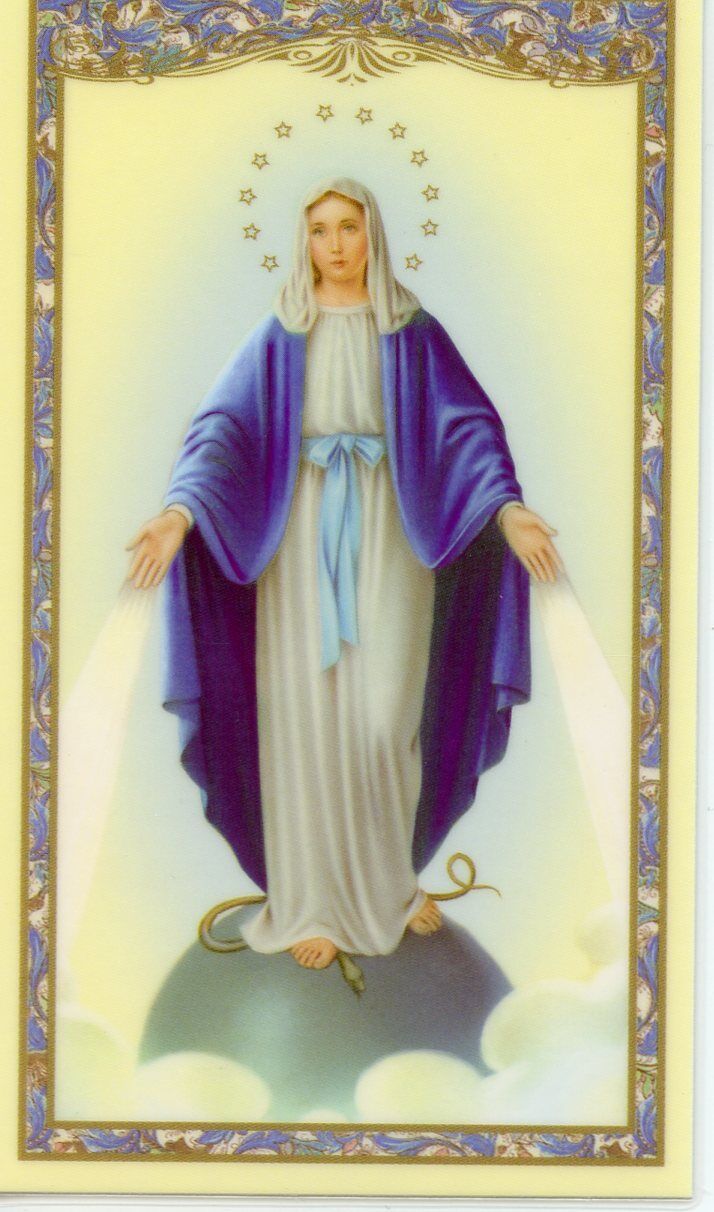 MAGNIFICAT - Laminated  Holy Cards.  QUANTITY 25 CARDS