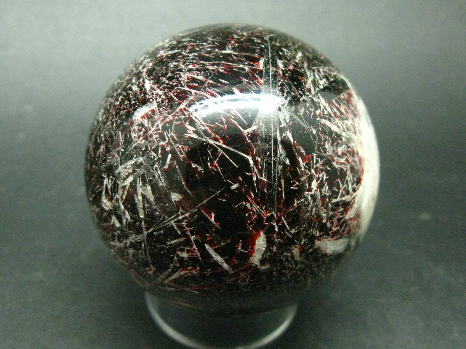 Rare Red Villiaumite Crystal Sphere Ball from Russia - 2.1\