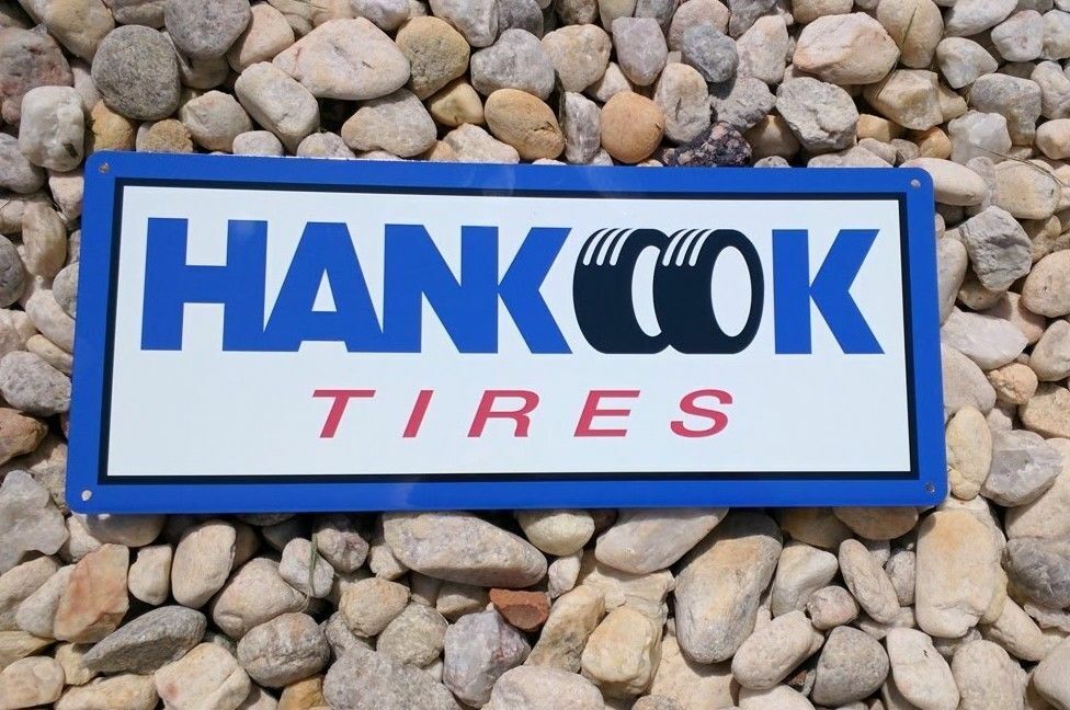 Hankook Tire Shop Garage Station Gas Metal sign 4x12\