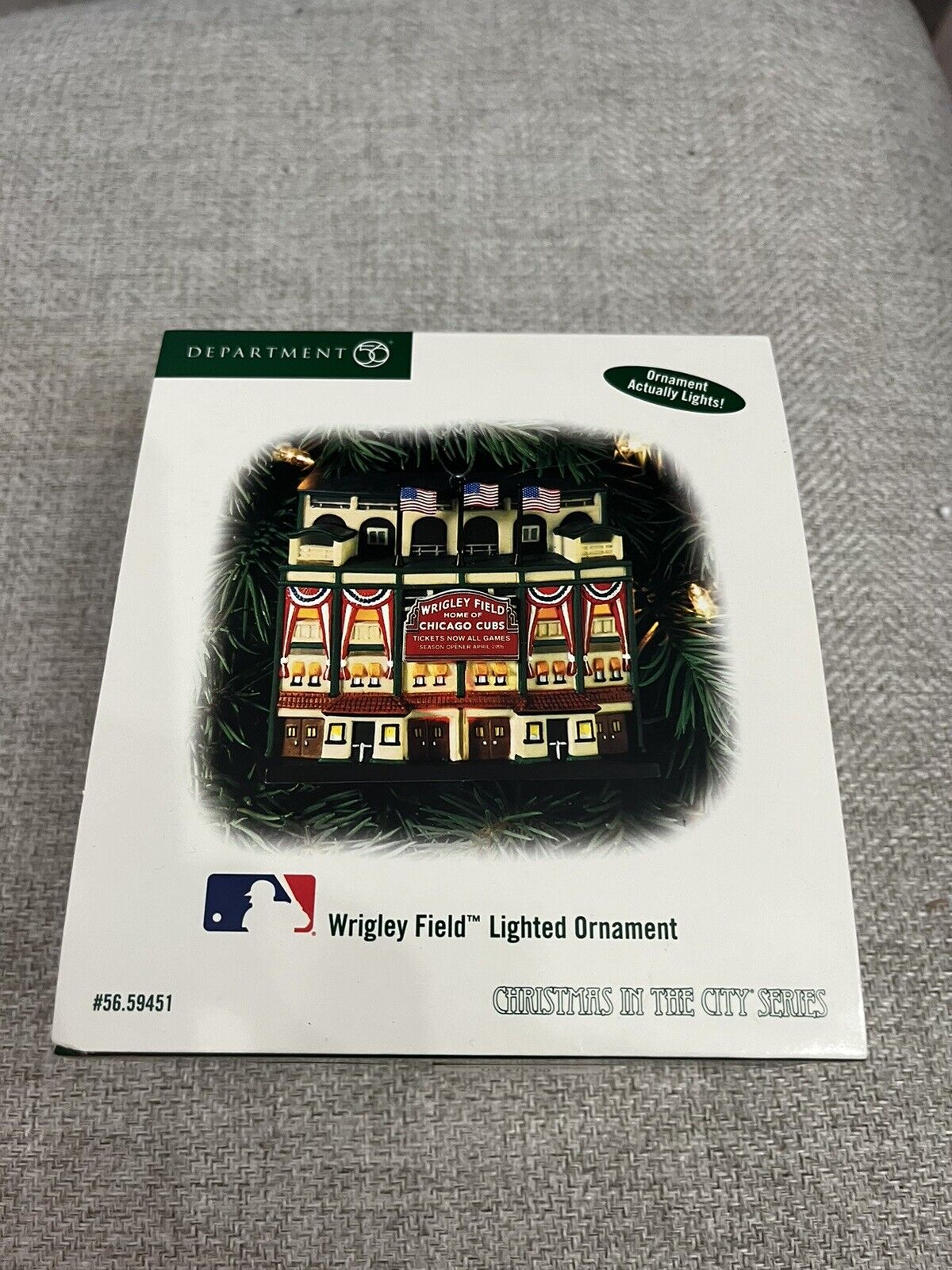 Wrigley Field Dept 56 Christmas Chicago Cubs Rare Retired NEW