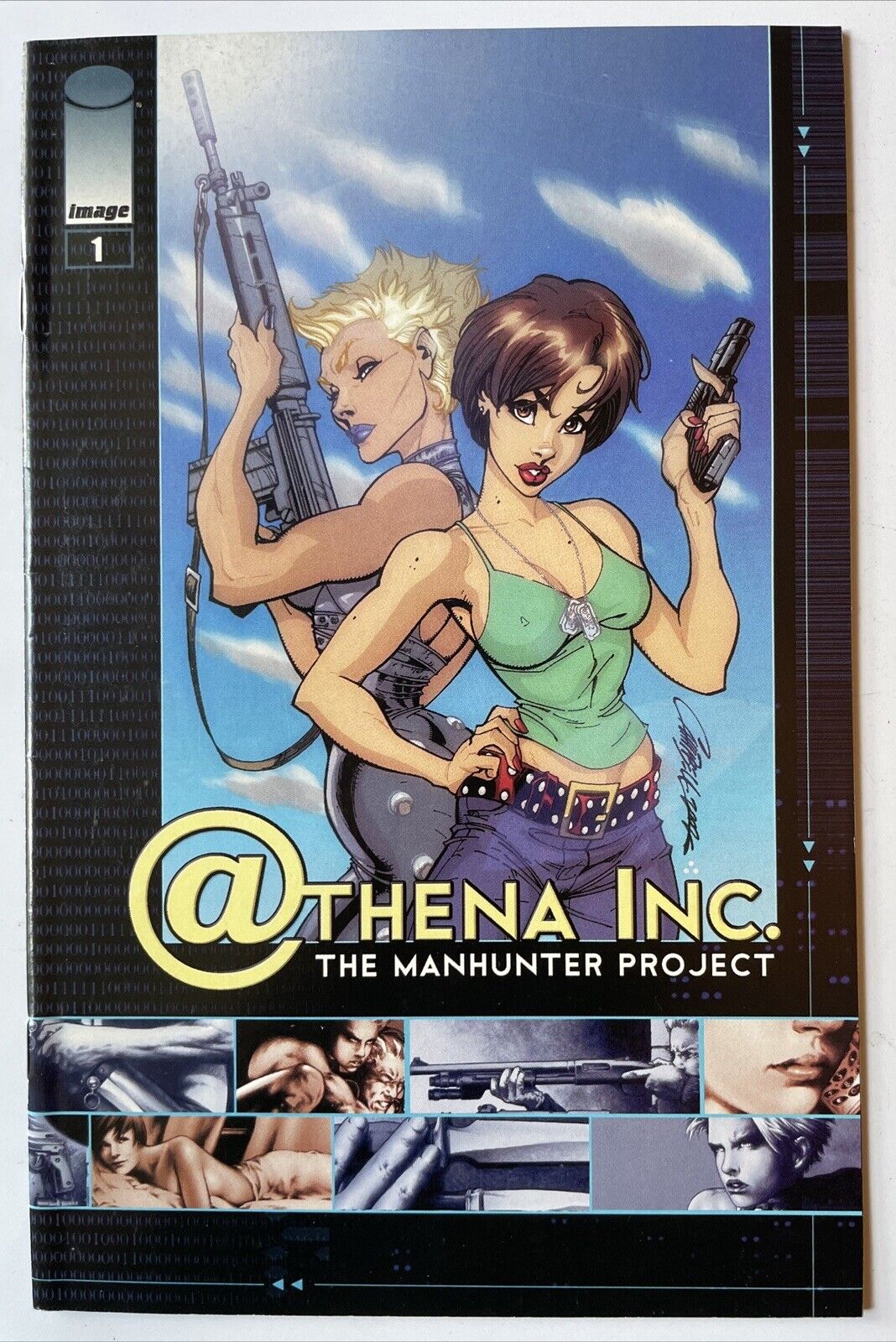 Athena Inc : The Manhunter Project #1 • J. Scott Campbell Variant Cover
