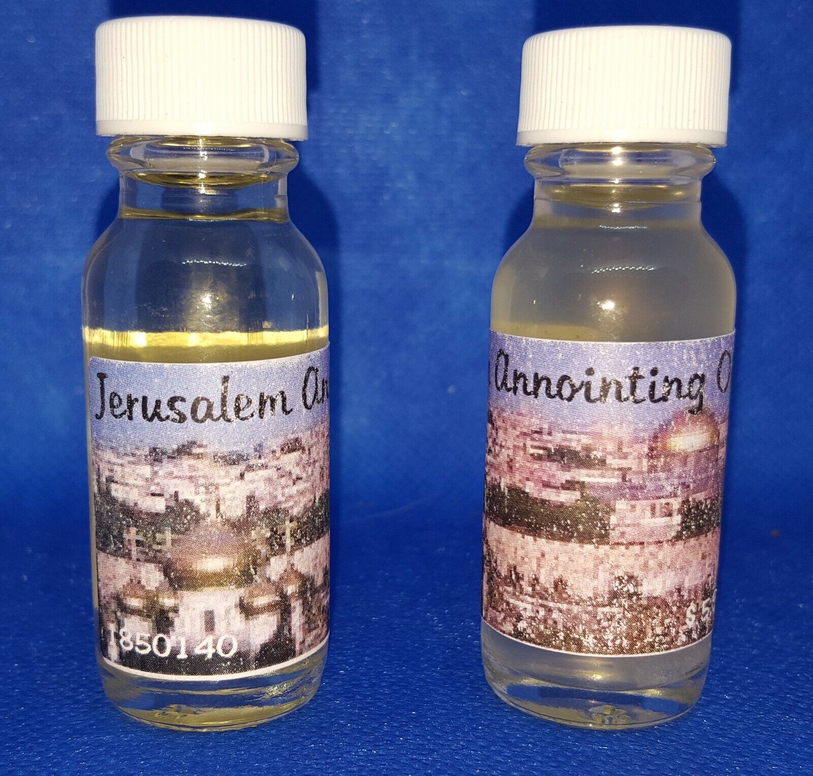 JERUSALEM ANNOINTING OIL -Two bottles  Direct From Jerusalem