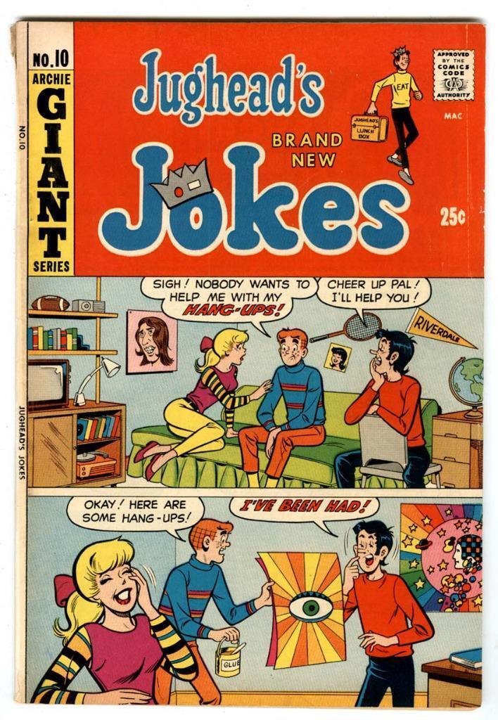 Jughead\'s Jokes #10 March 1969 Archie Giant Betty &  Veronica 68 pages VF 