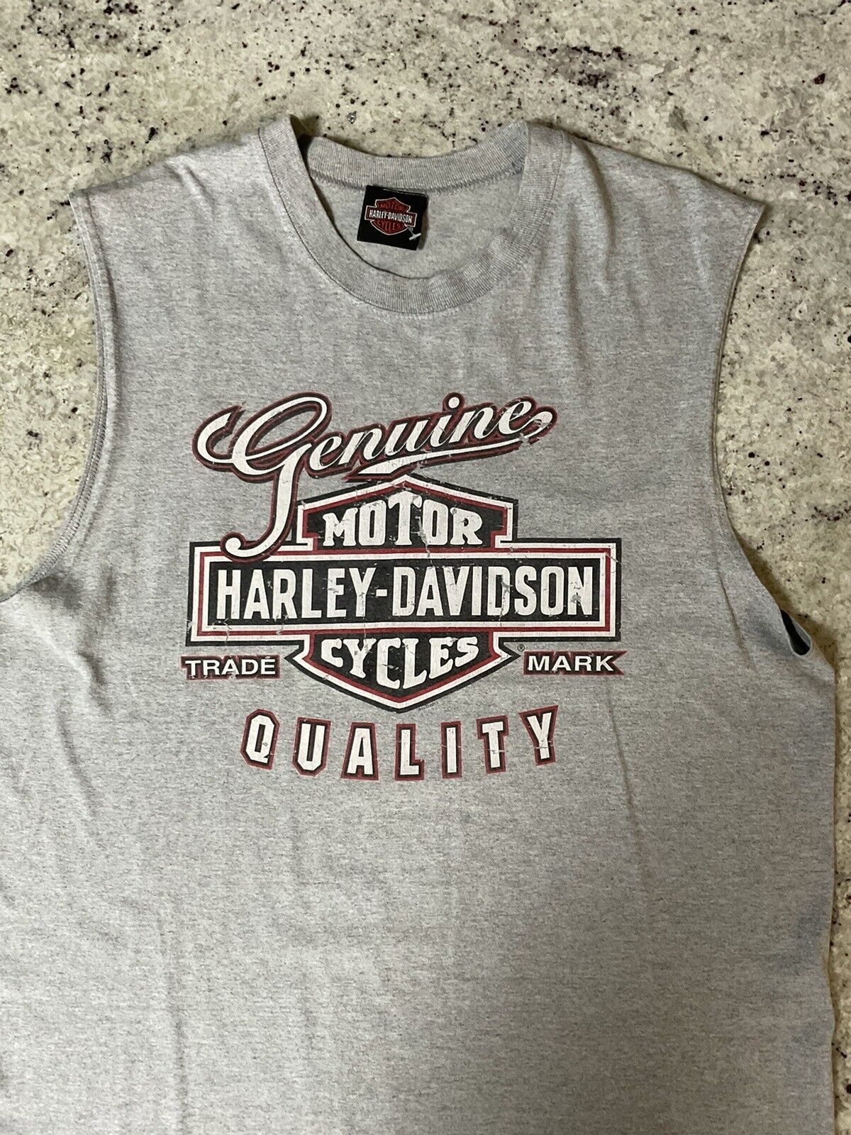 Harley-Davidson Men’s XL TEES No Sleeve genuine quality trademark