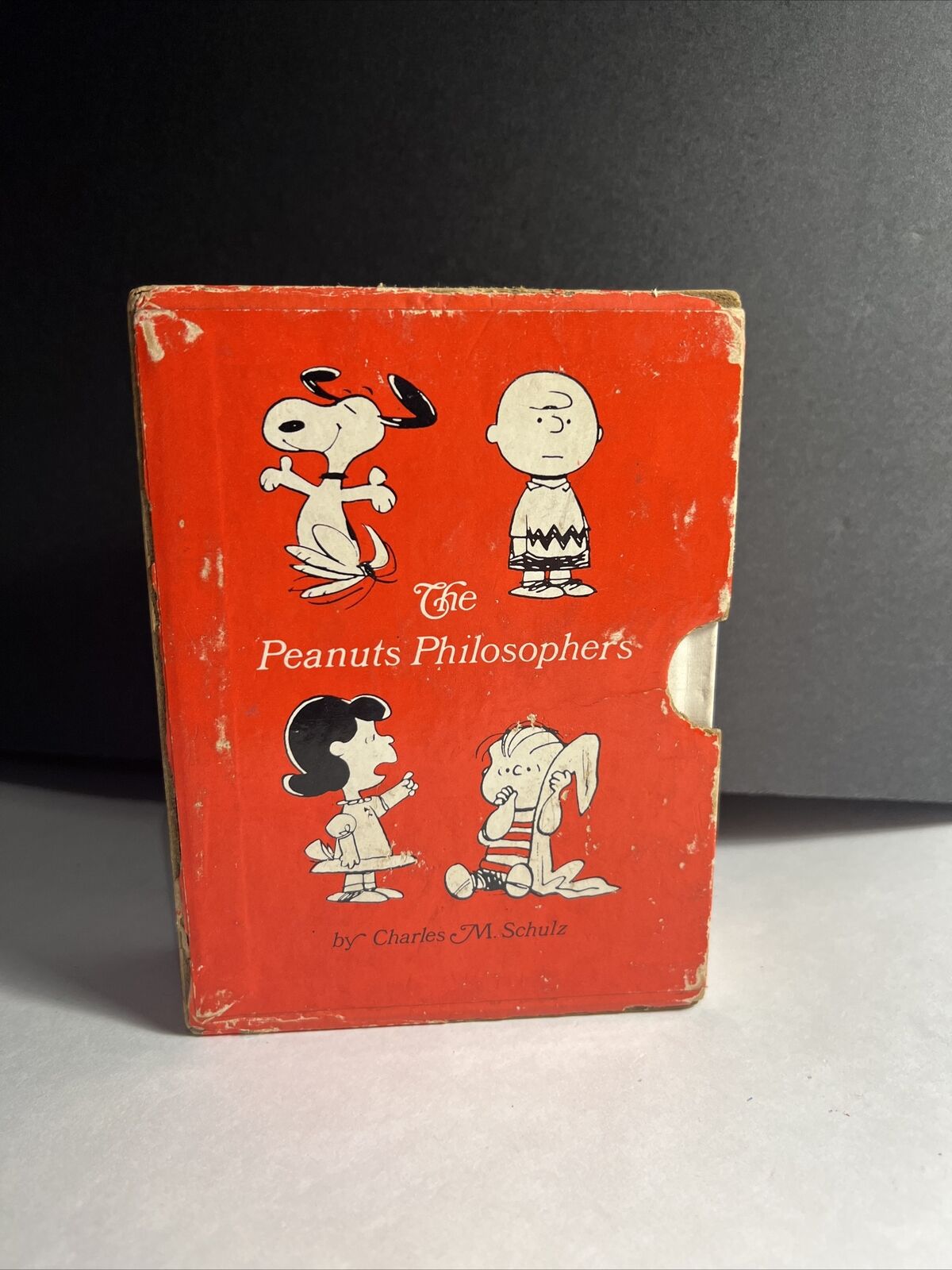 VTG The Peanuts Philosophers Original  4 Mini-Book Set by Charles M. Schulz