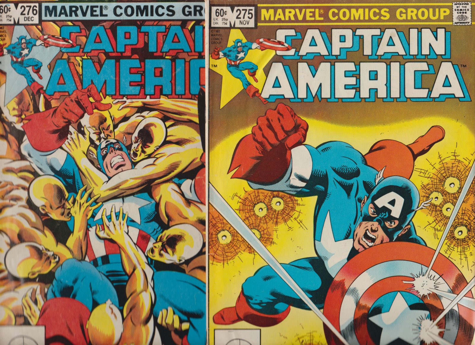 Captain America #275 & 276 LOT (1982) 1ST APPEARANCE BARON ZEMO \