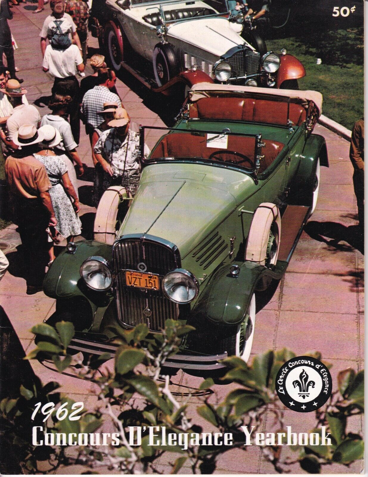   1962 Le Cercle Concours d\'Elegance Yearbook Vista Del Mar Bugatti  300sl