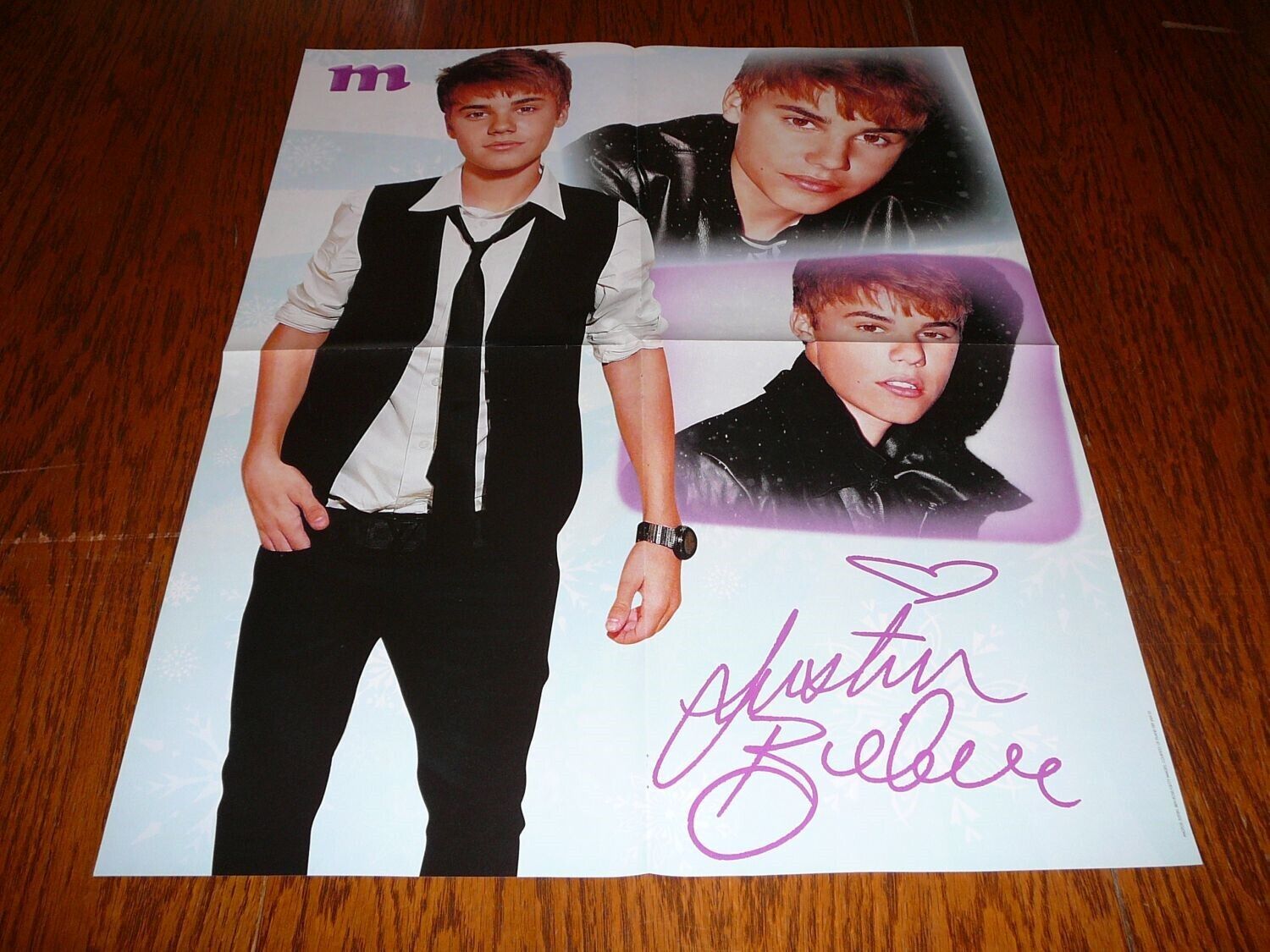 Justin Bieber poster Cody Simpson Not Just You centerfold photo tank top pic pix