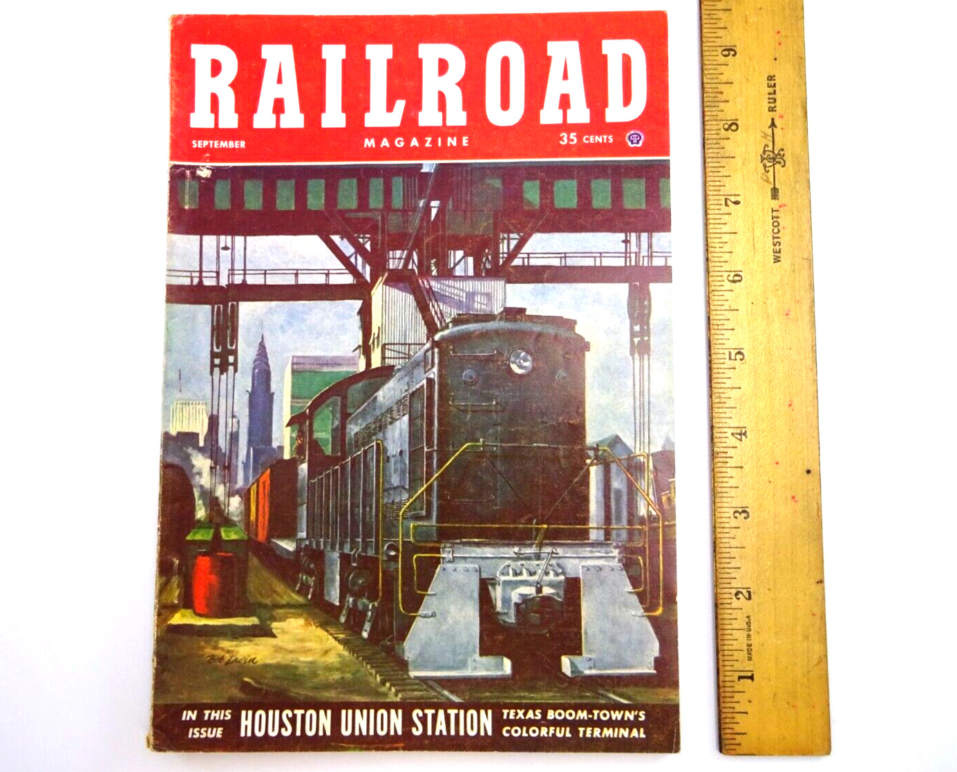 RAILROAD MAGAZINE SEP 1952 LONG ISLAND RR COVER & NORFOLK PORTSMOUTH LOCOMOTIVES