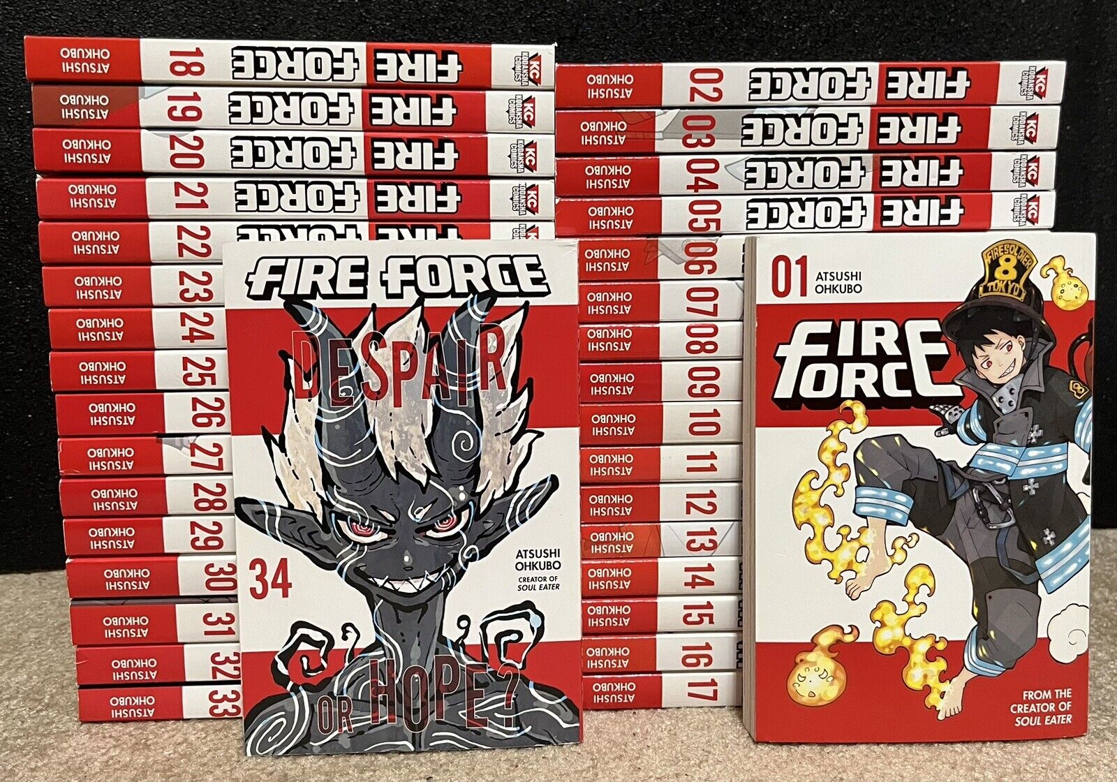 Fire Force Manga Complete Set 1-34 English