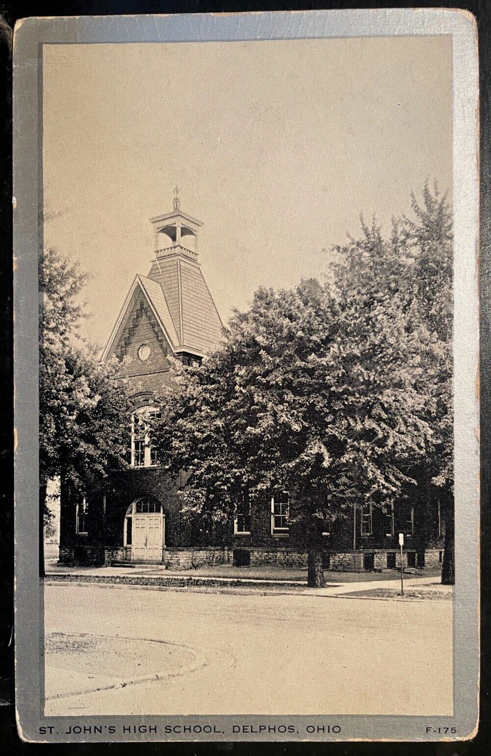 Vintage Postcard 1907-1915 St. John\'s High School, Delphos, Ohio (OH)