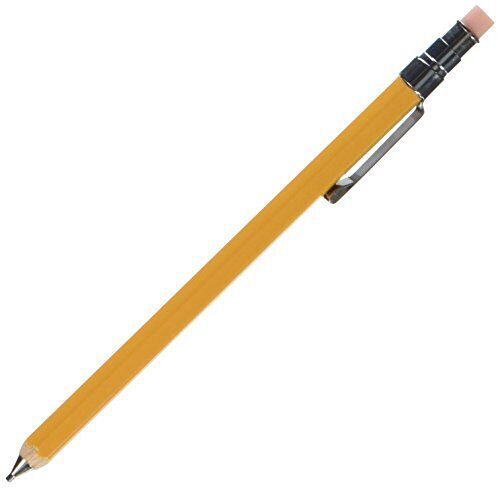 Ohto Wood Sharp Mini Mechanical pencil 0.5mm Yellow Body APS-350ES-YL NEW