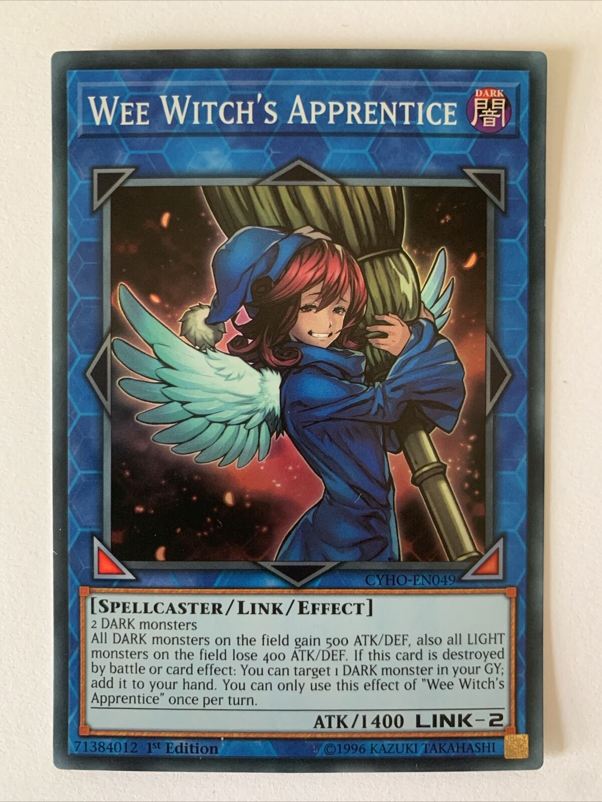 Yu-Gi-Oh Wee Witch’s Apprentice, NM, Super Rare, CYHO-EN049