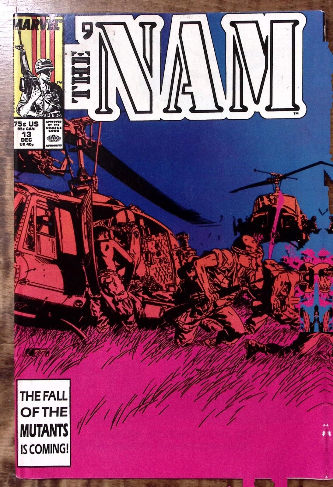 1987 THE NAM #13 DECEMBER ...AND A WAKEUP   MARVEL COMICS EXC  Z4438