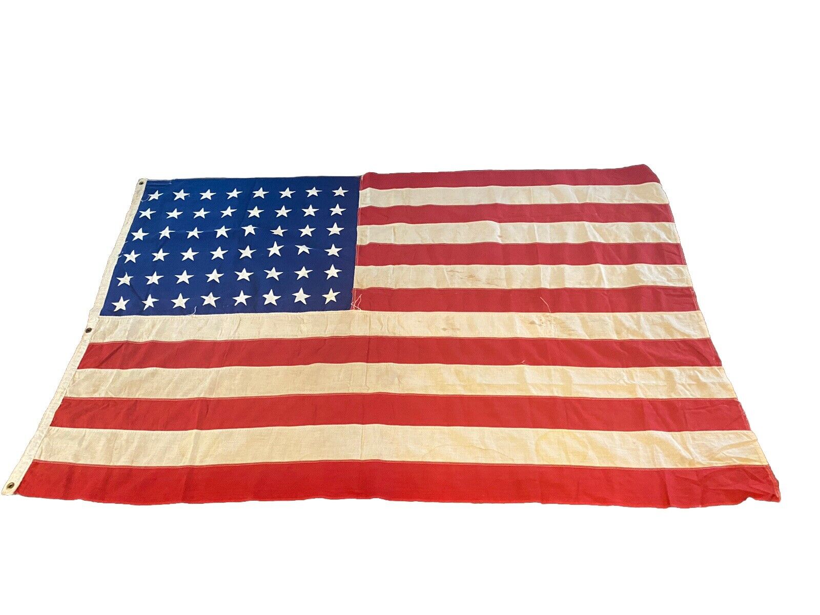 Vintage 48 star American Flag - 4' x 6' Goodman Decorating W Sewn Pocket
