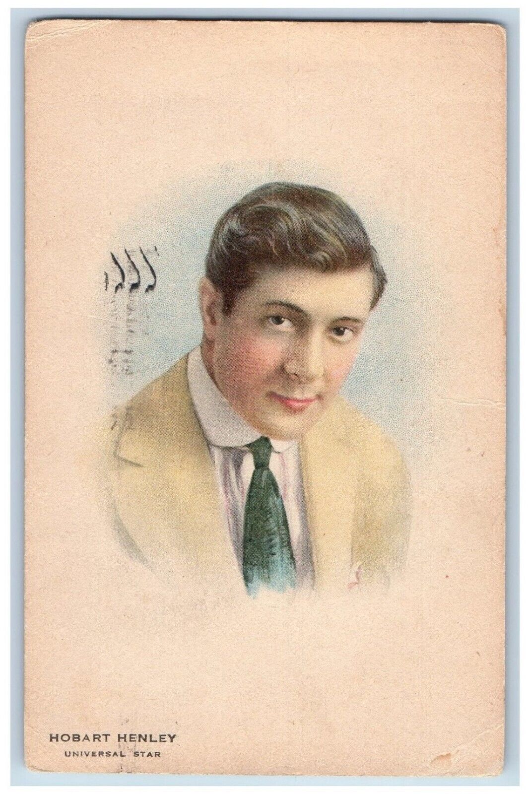 Gardiner Maine ME Postcard Hobart Henley Actor Studio 1918 Posted Antique