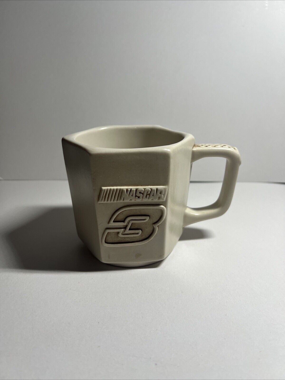 #3 Dale Earnhardt Molded Relief NASCAR 50th Anniversary Coffee Mug