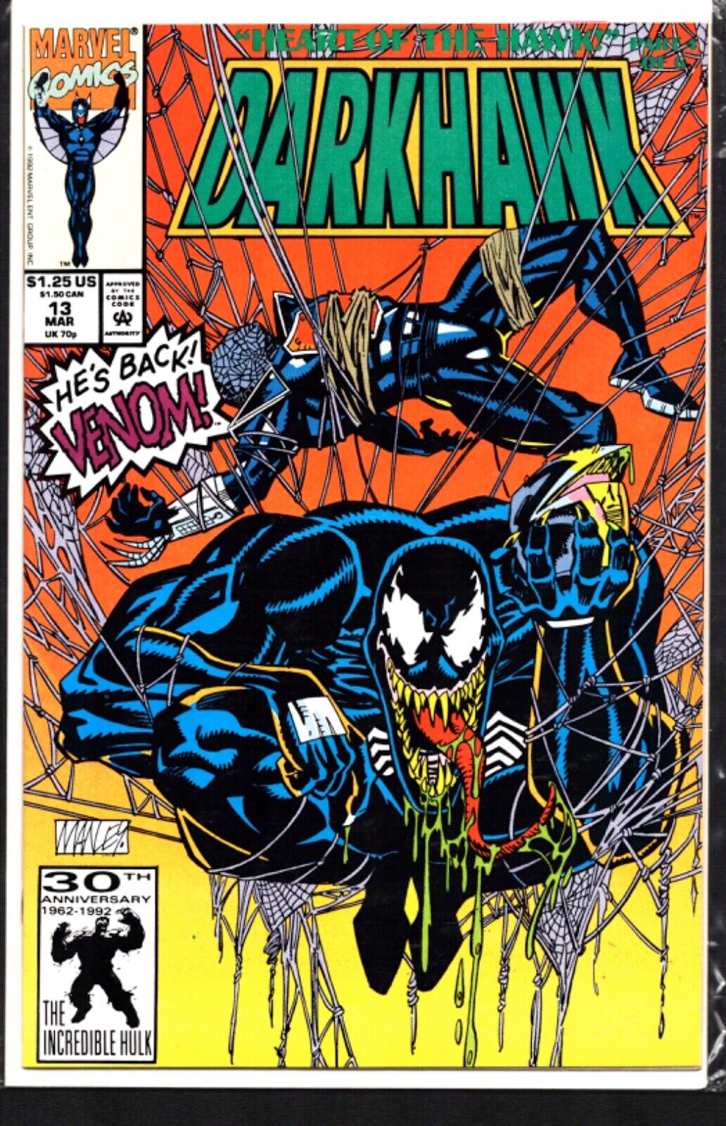 Marvel Comics-Darkhawk #13 Comic Book
