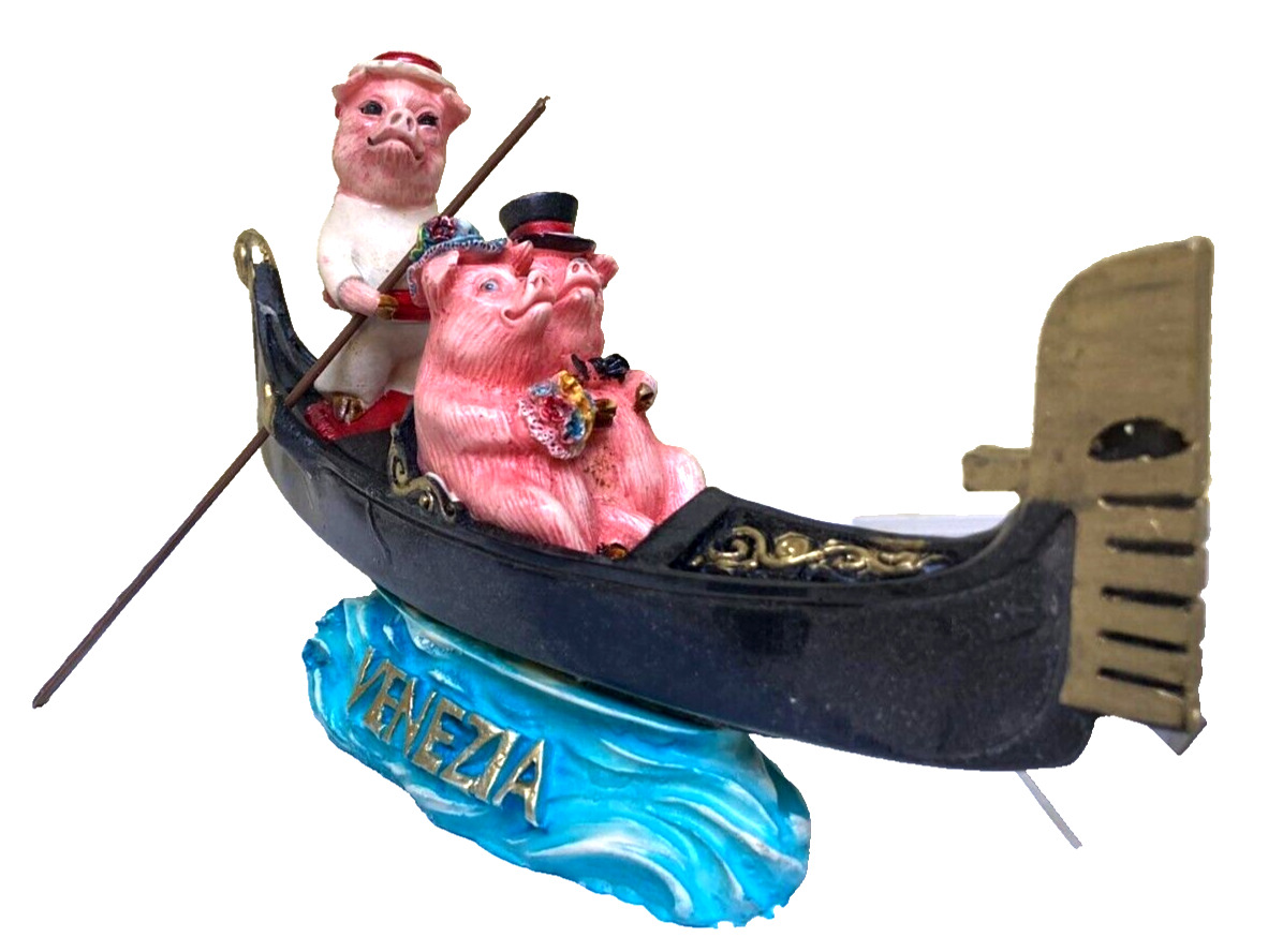 ON SALE Venice Italy Gondola Sculpture, Made in Italy