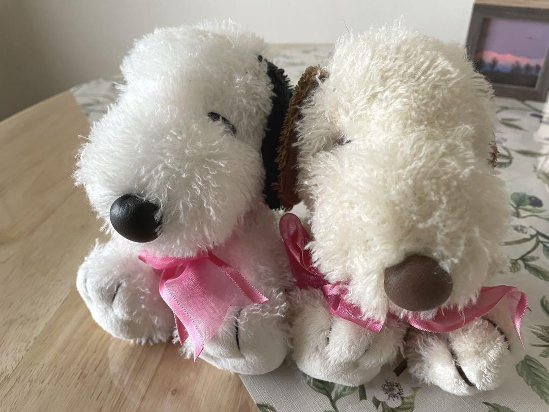 Snoopy Pair Stuffed Toy Fluffy