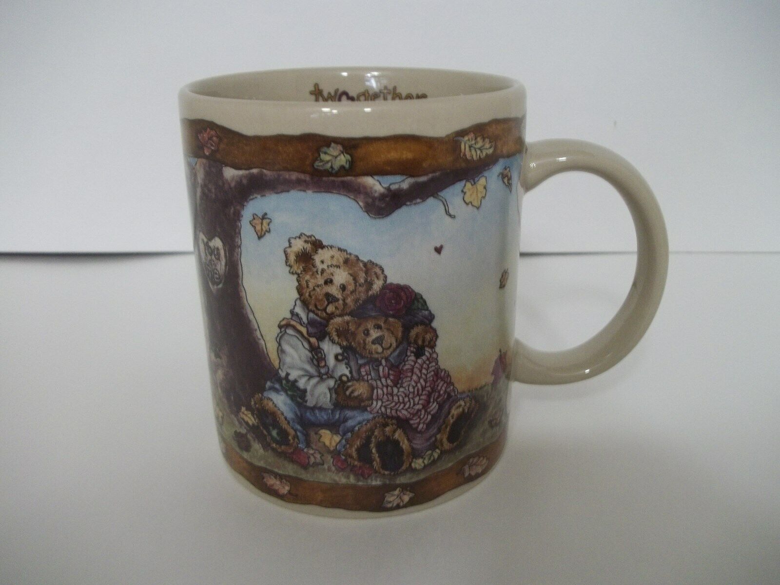 Boyds Bears Coffee Cup Mug Together Forever Bearware Pottery Works Unused