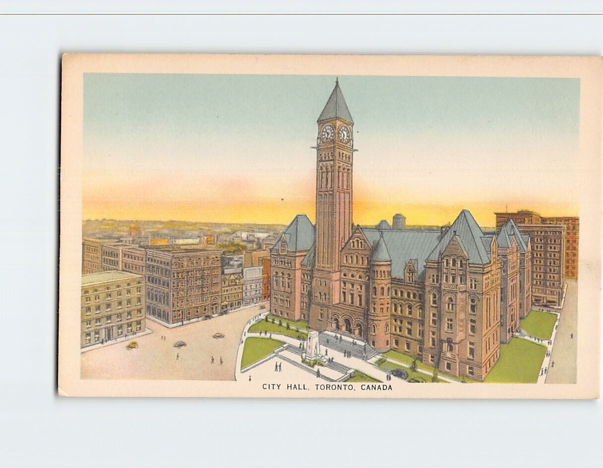 Postcard City Hall Toronto Ontario Canada