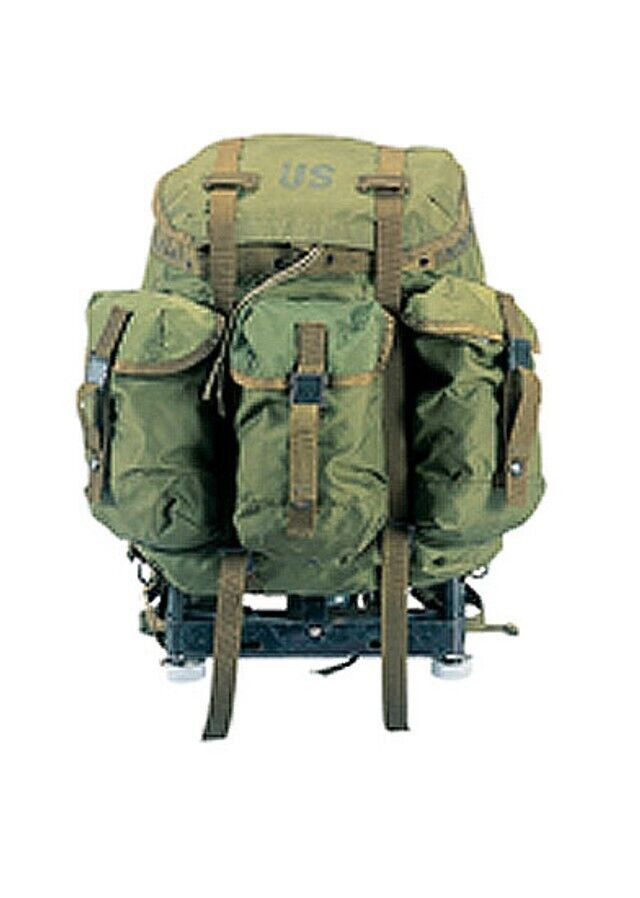 U.S. Armed Forces Large Alice Pack Used w/Frame - Olive Drab