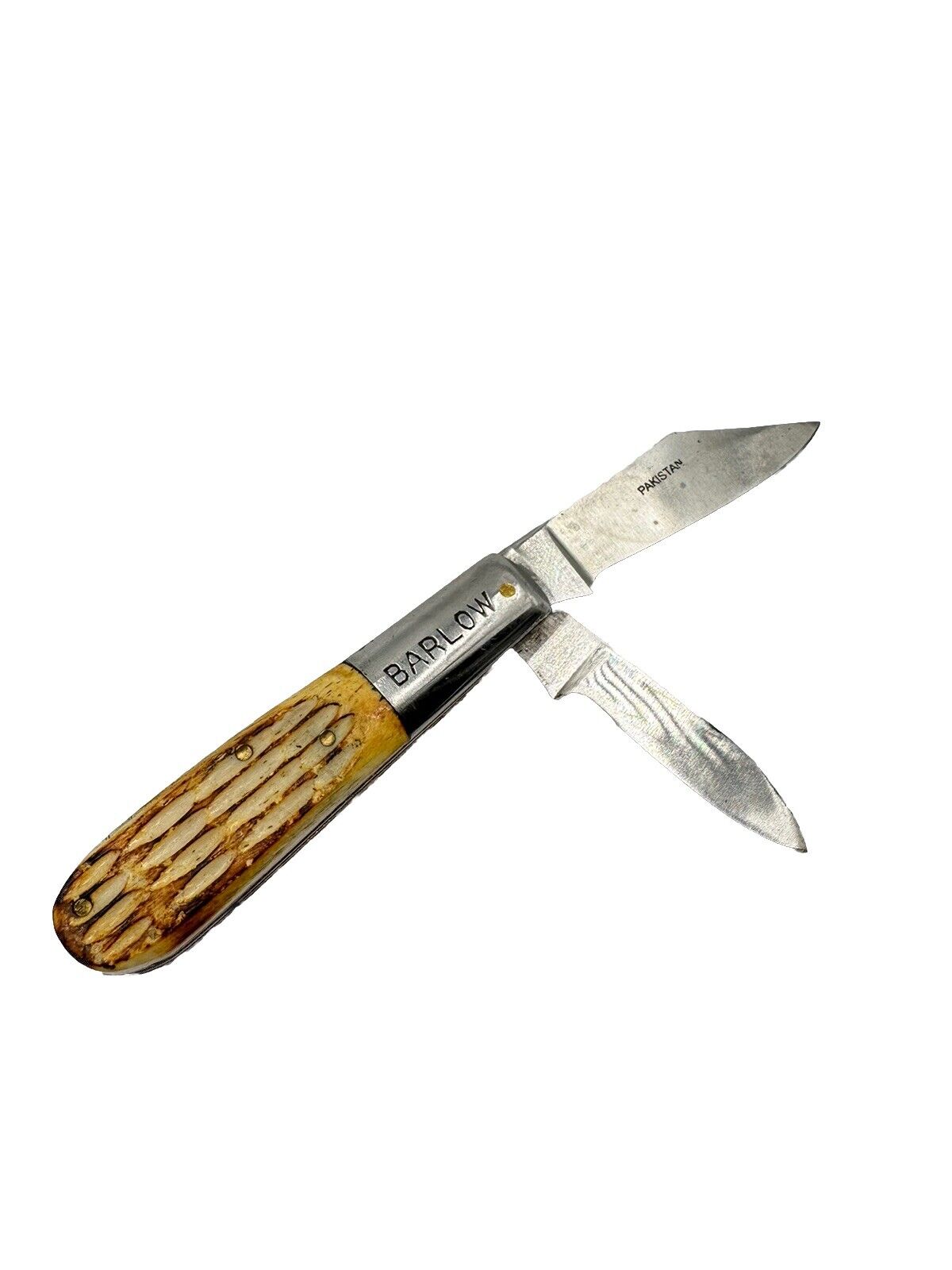 Vintage Barlow 2 Blade Pocket Knife Good Condition B18