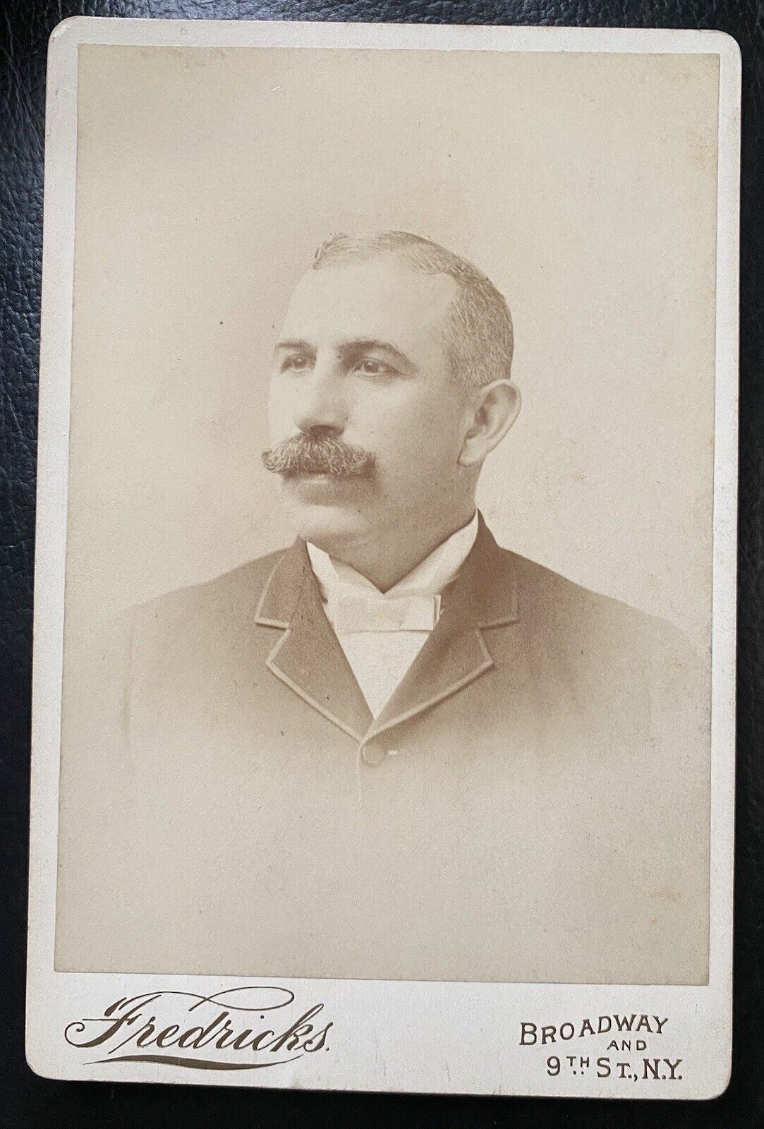 1890s Buck Ewing MLB Baseball HOF NY Giants Cabinet Card Facial Rec Debate 101