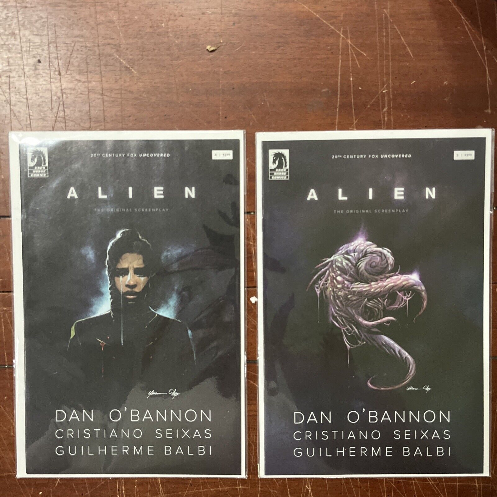 Alien Dark Horse 3,4 The Original Screen Play Comic Dan O’Bannon (2020) NM