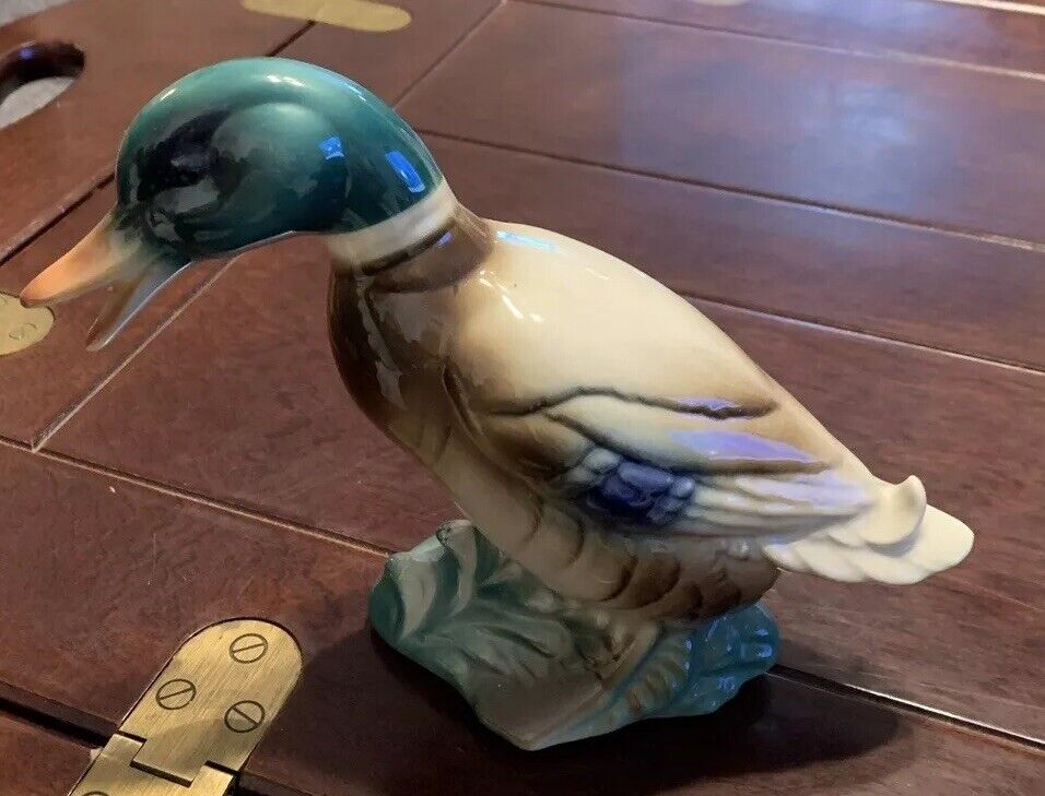 Vintage Royal Copley Mallard  Duck Figurine