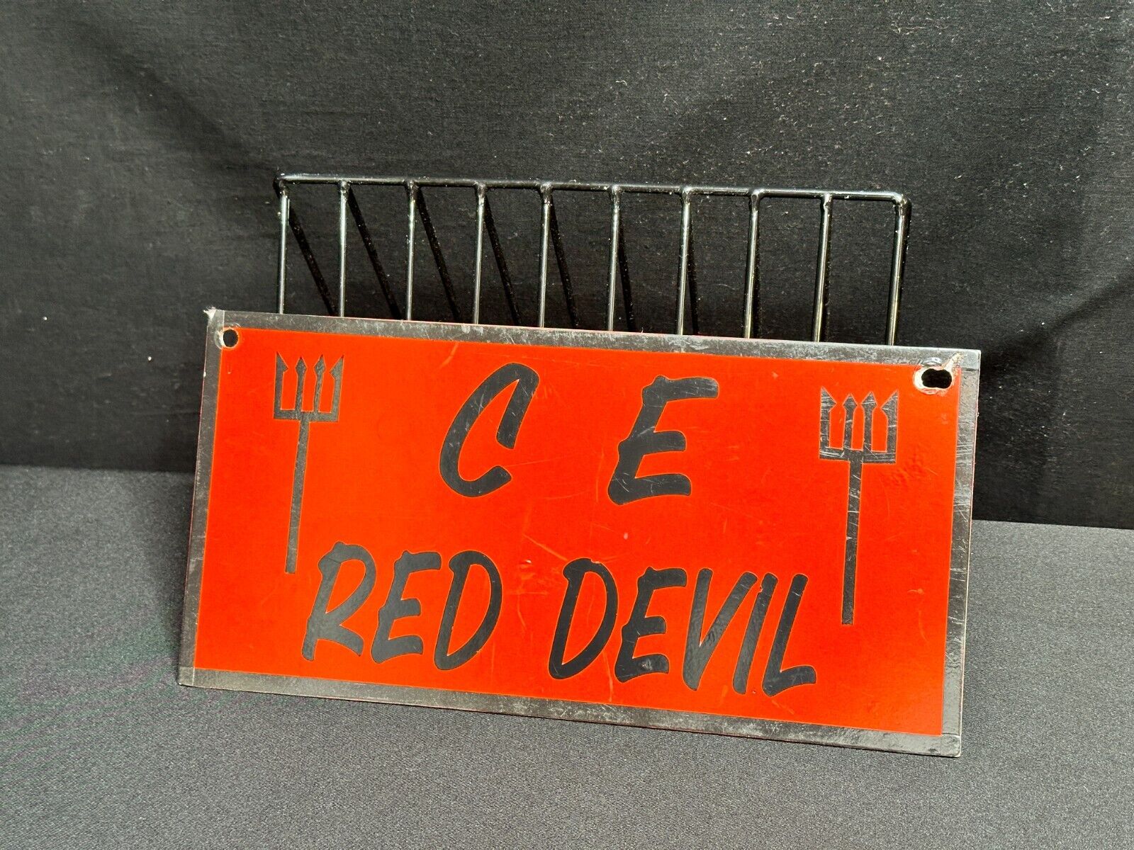 USAF CE Red Devil License Plate