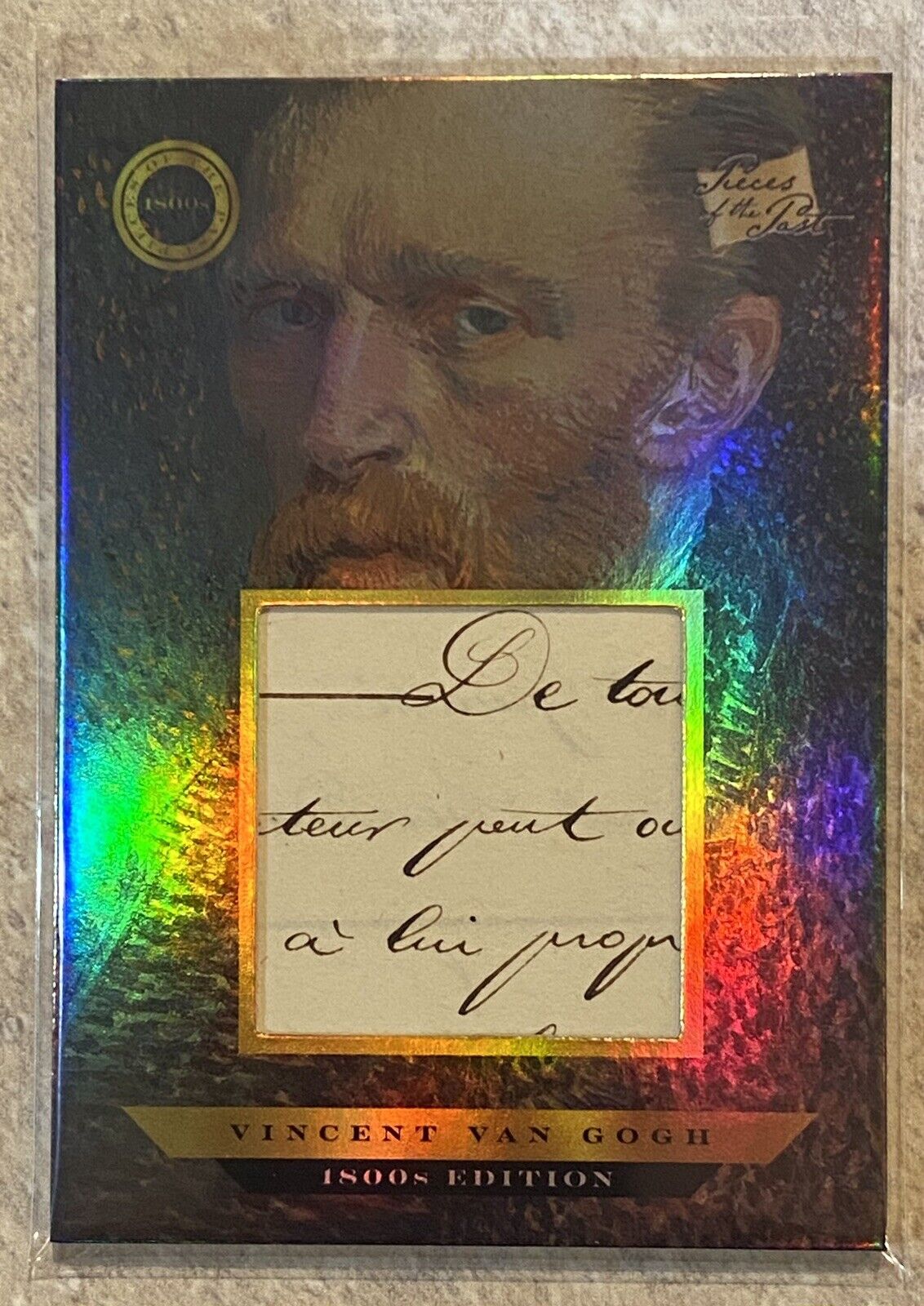 2024 PIECES OF THE PAST VINCENT VAN GOGH HAND WRITING RELIC  