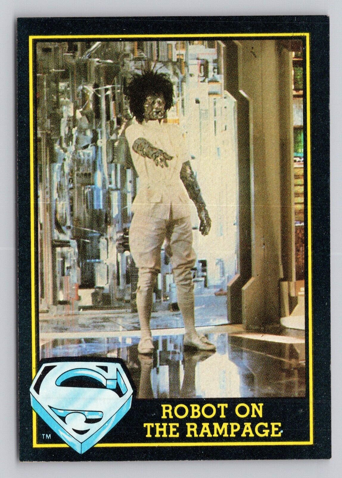 1983 DC Comics Superman #86 Robot On the Rampage Card