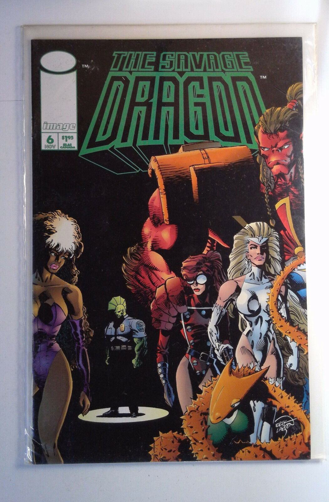 1993 The Savage Dragon #6 Image 9.0 VF/NM Comic Book