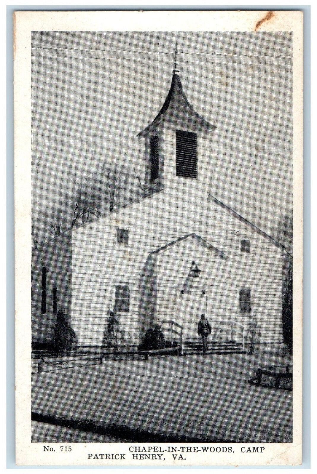 c1950\'s Chapel In The Woods Camp Patrick Henry Virginia VA Vintage Postcard