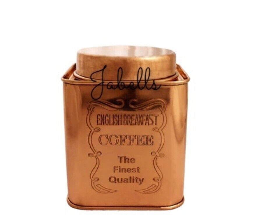 Pure Copper Coffee & Sugar & Tea Container, 4.7\'\' Inch - Coffee Container