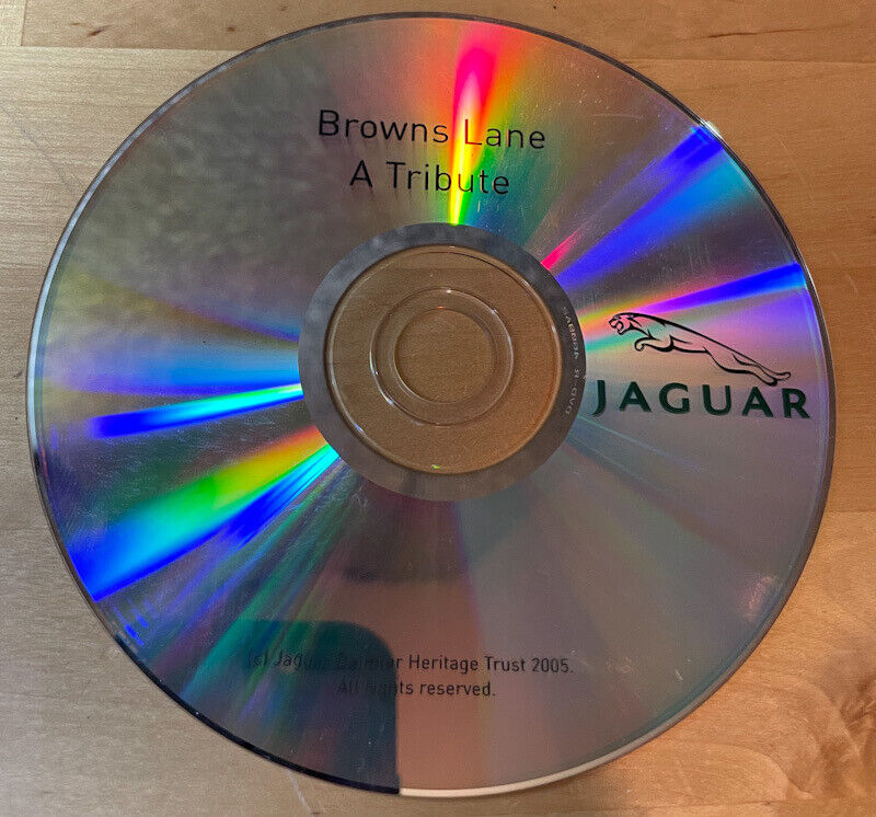 RARE Jaguar Cars BROWNS LANE - A TRIBUTE DVD - DVD ONLY - UNIQUE