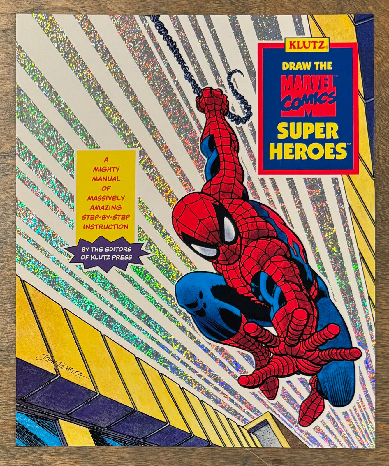 1995 Klutz Press Draw the Superheroes Promo Spider-Man