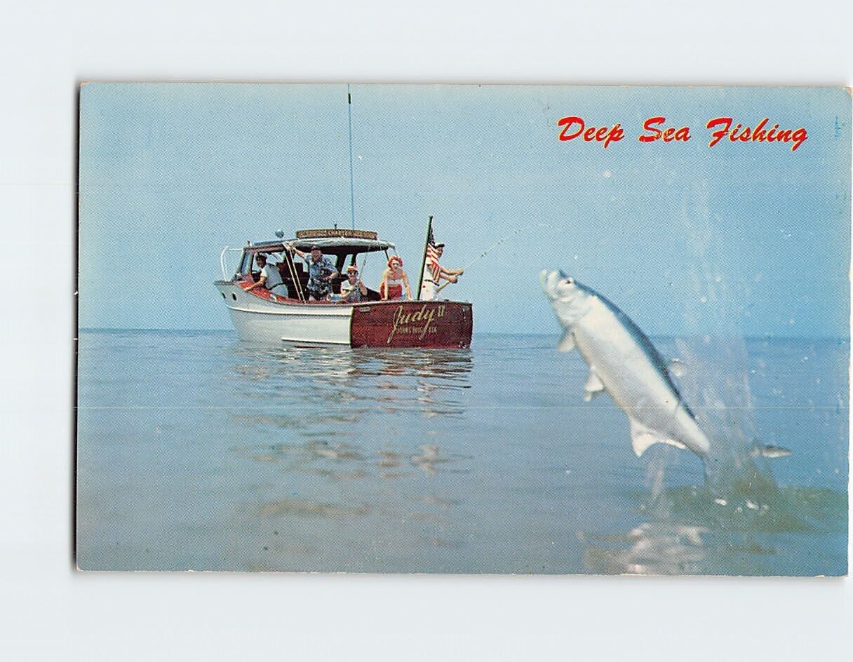 Postcard Deep Sea Fishing