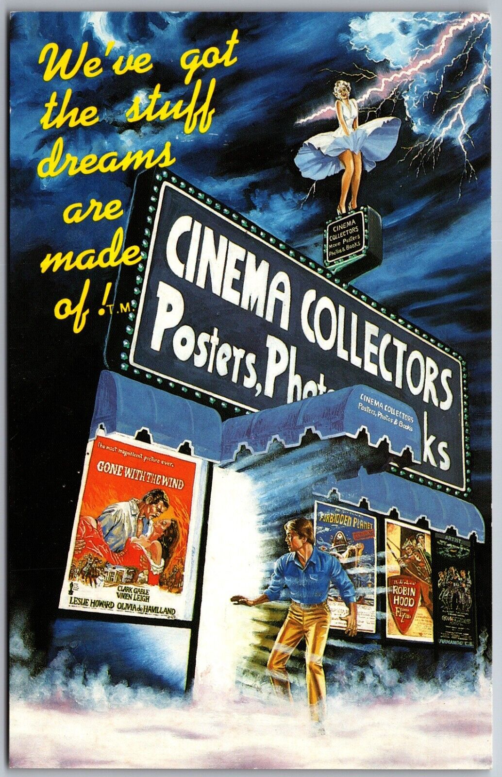 POSTCARD Cinema Collectors Hollywood Ca Posters Photos Books