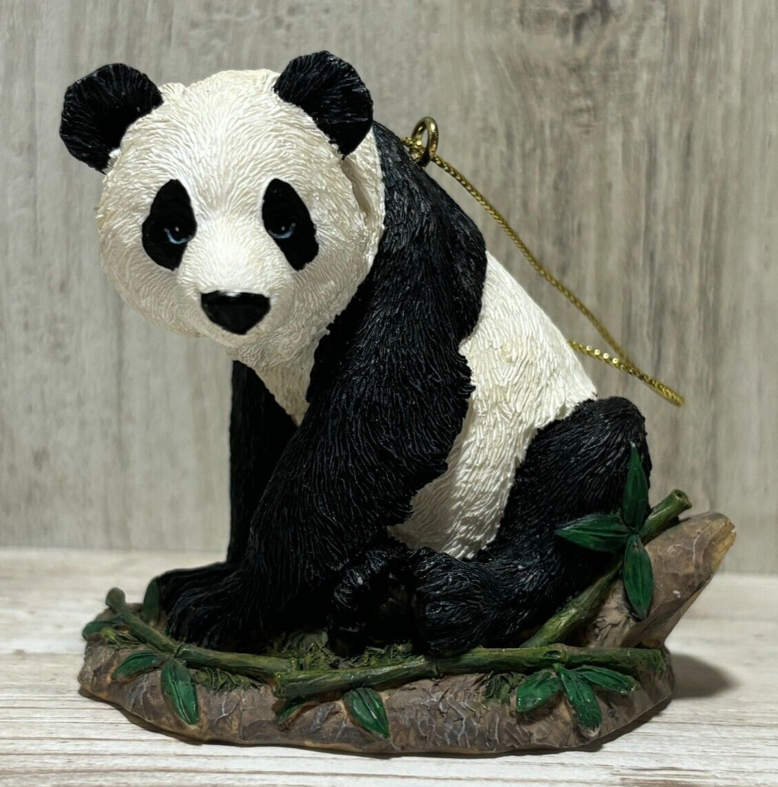 WWF World Wildlife Fund Giant Panda Ornament Bloomingdale\'s 2001 Bear