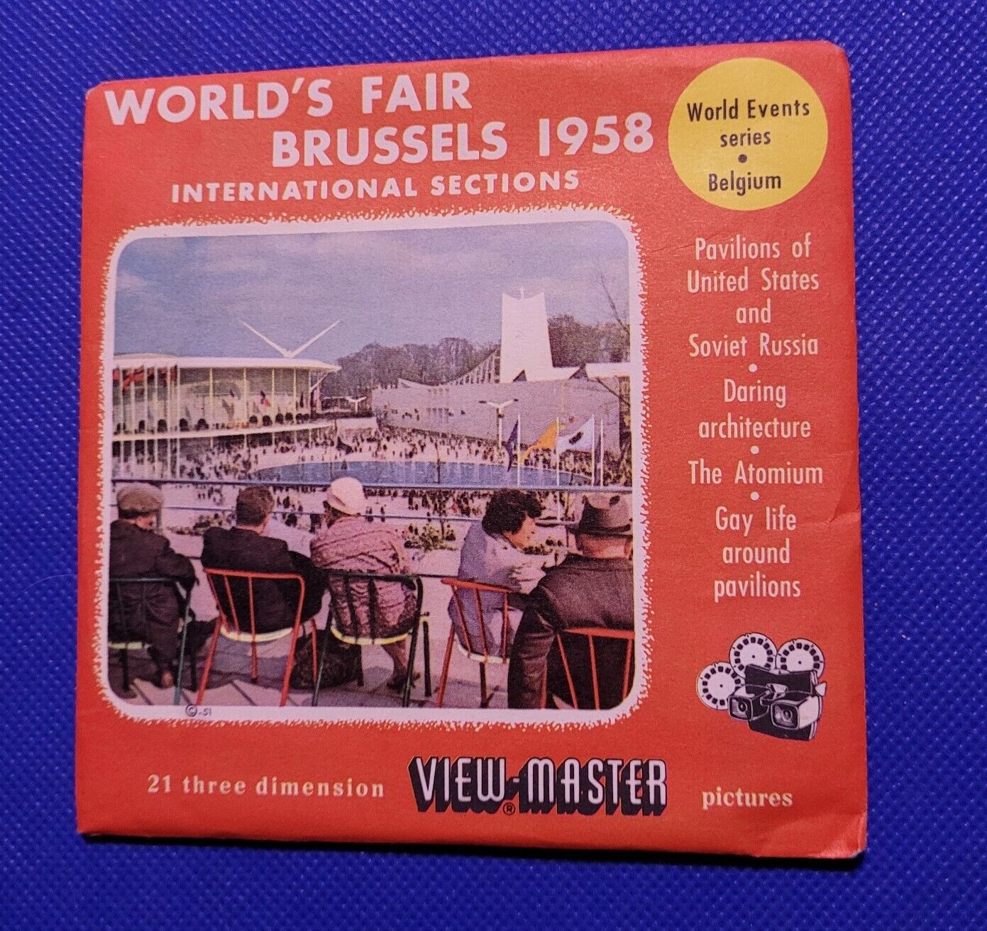 1991 AB & C World\'s Fair Brussels Belgium International view-master Reels Packet