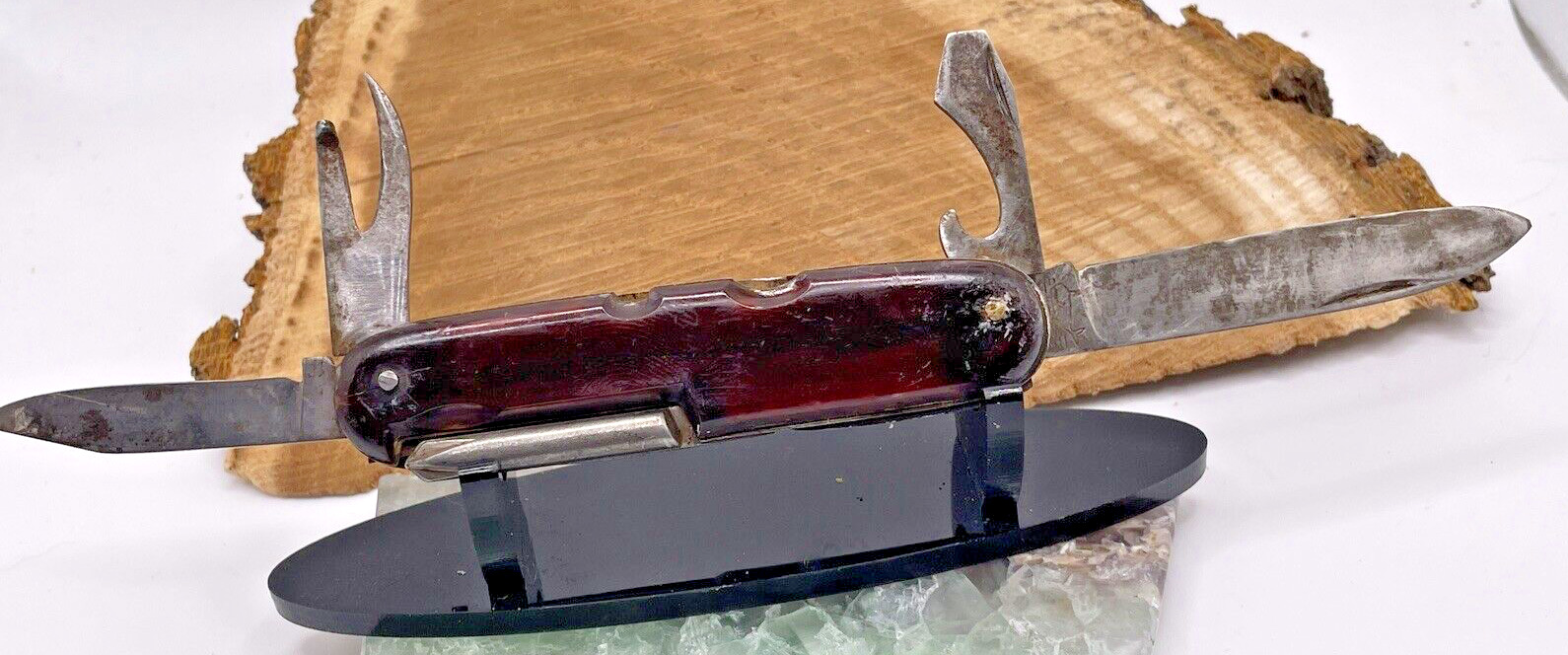 Vintage Earl Richartz Whale Emblem Scout Multi tool pocketknife Solingen--917.24